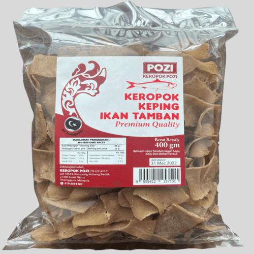 Keropok Keping Premium Ikan Tamban Pozi - Image 1