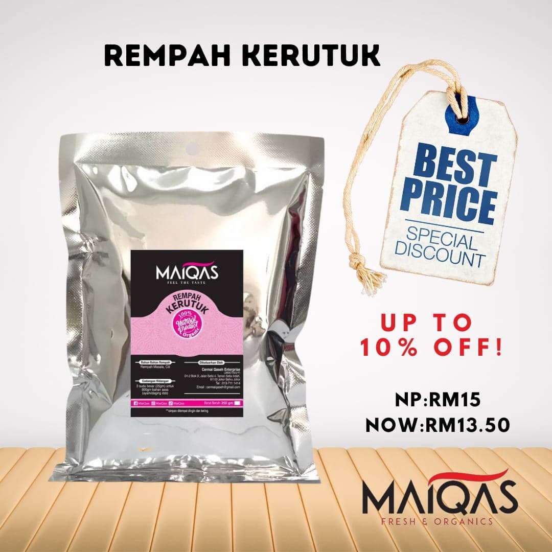 Serbuk Rempah Kerutuk MaiQas 250g - Image 1