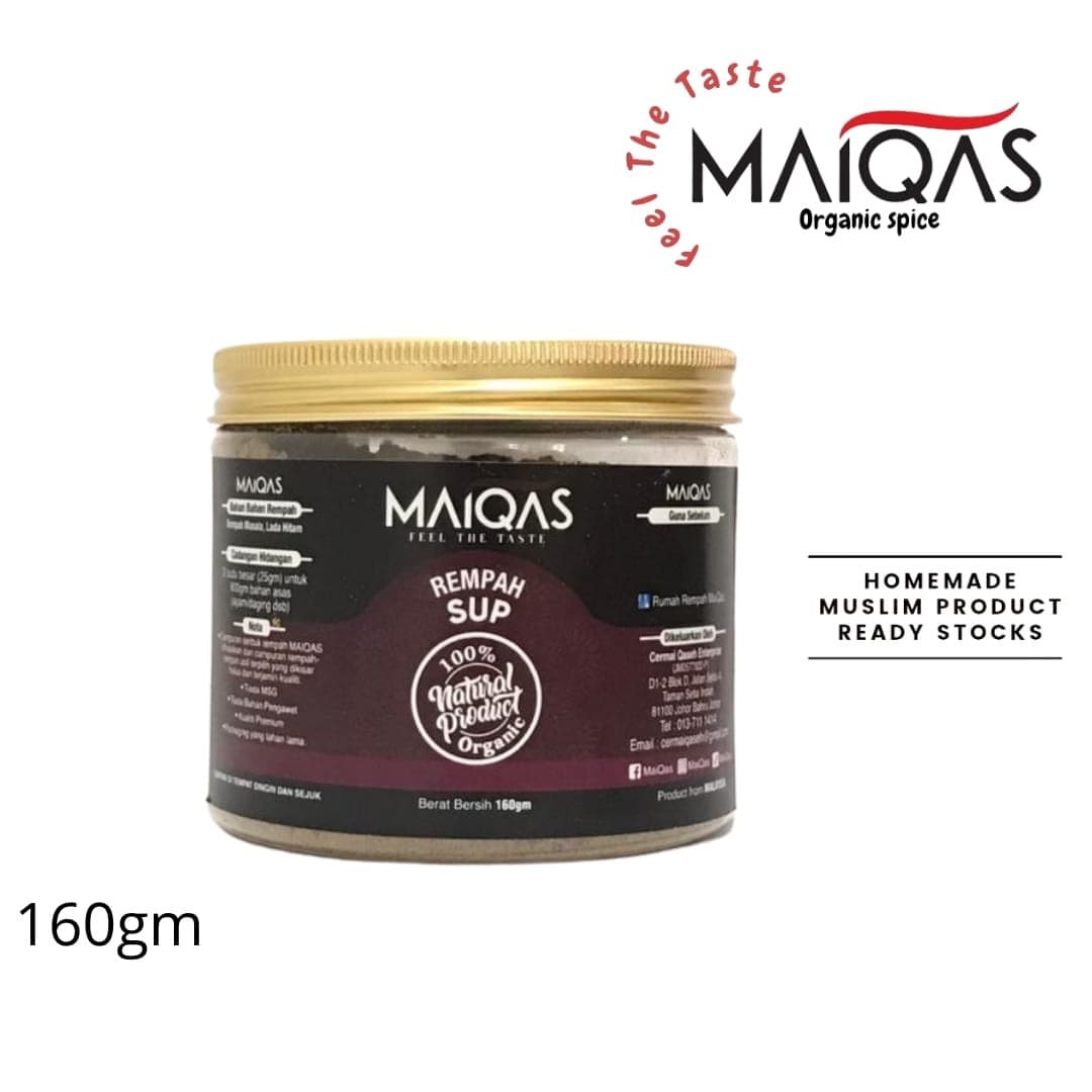 Serbuk Rempah Sup MaiQas 160g - Image 1