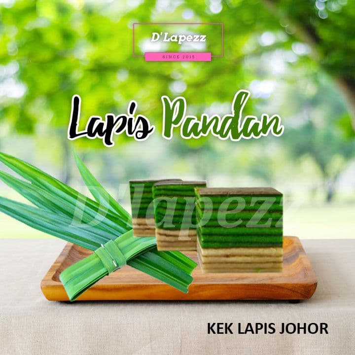 Kek Lapis Pandan - Image 1