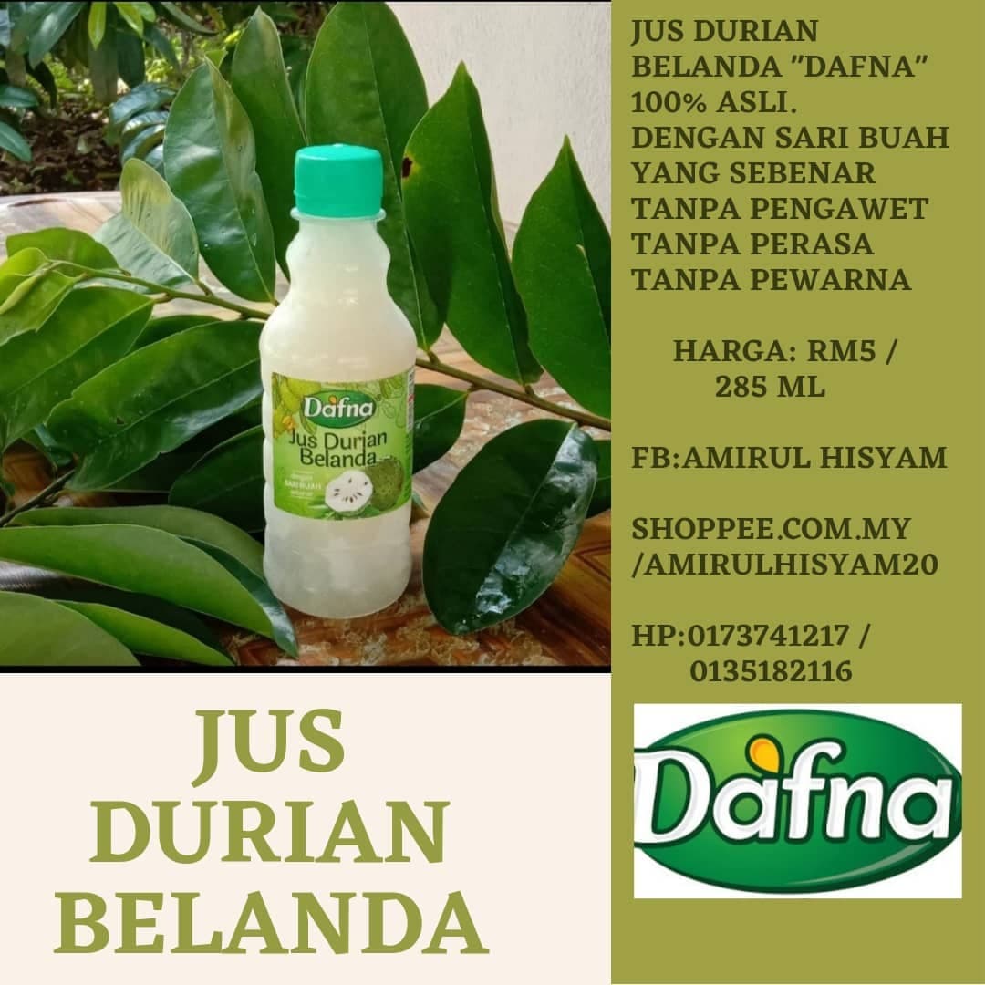 Jus durian belanda Dafna