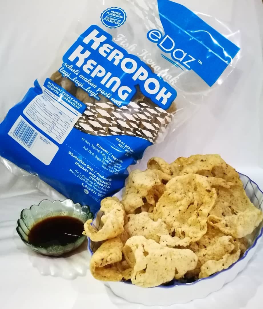 Keropok Ikan Tamban keping/nipis 300g - Image 1