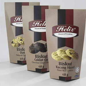 Heliz Cookies Combo 60g (3 Pek)