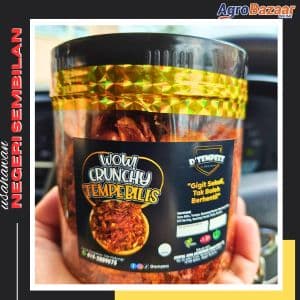 Sambal Garing WOW CRUNCHY Tempe BIlis 200gm - Image 1