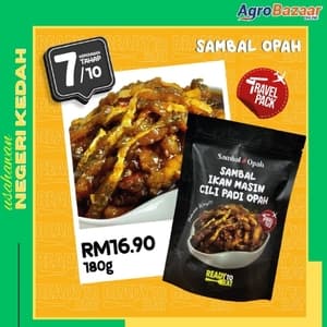 TRAVEL PACK SAMBAL IKAN MASIN CILI PADI OPAH