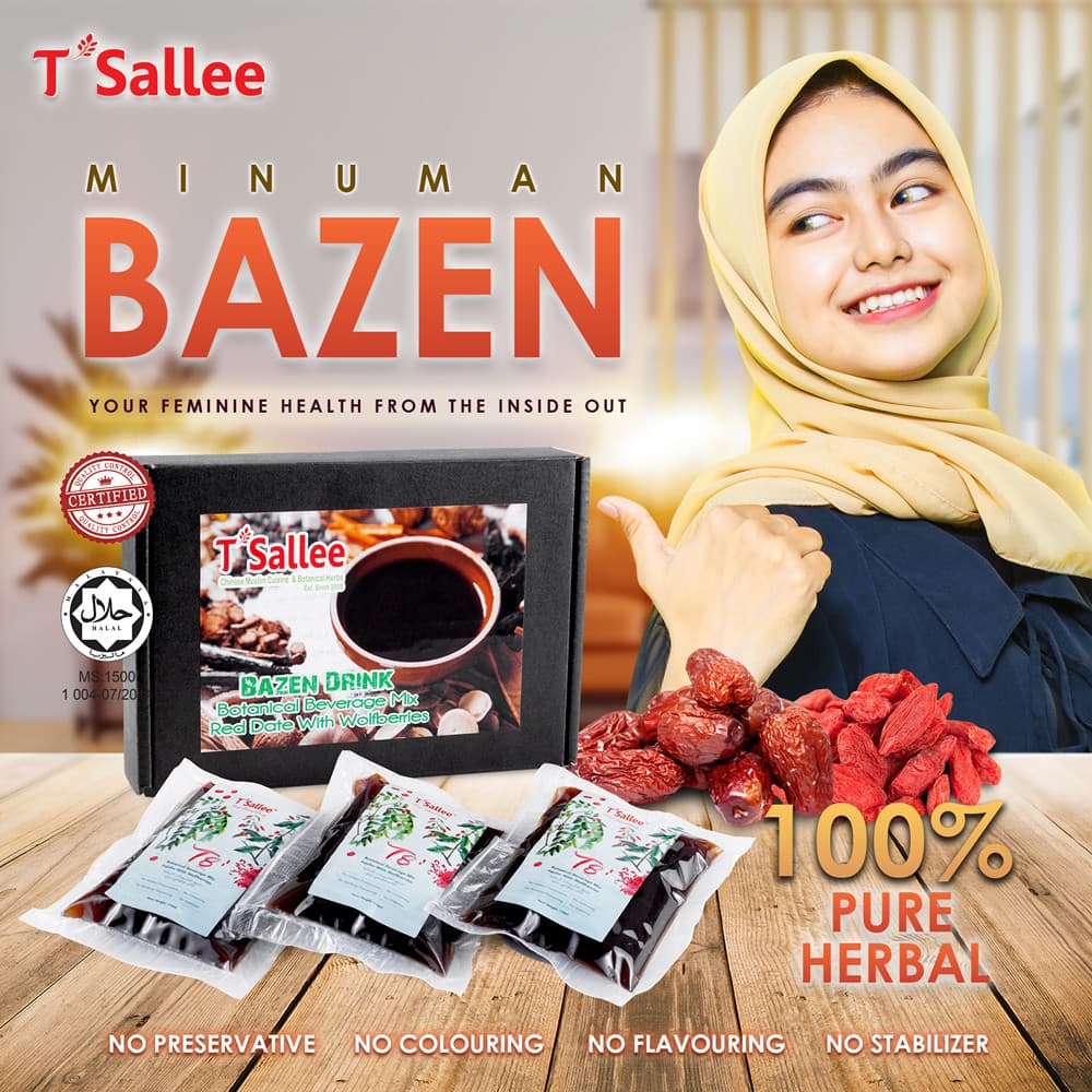 Bazen-Herbal Soup Minuman Herbal Wanita Combo 3/box - Image 1