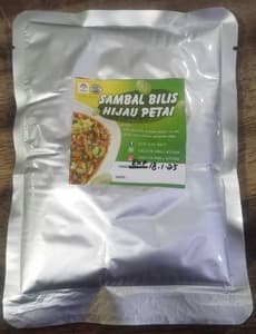 Sambal Bilis Hijau Petai