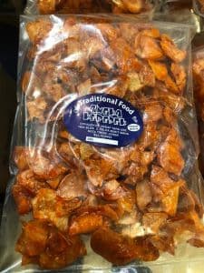 kerepek ubi pedas basah