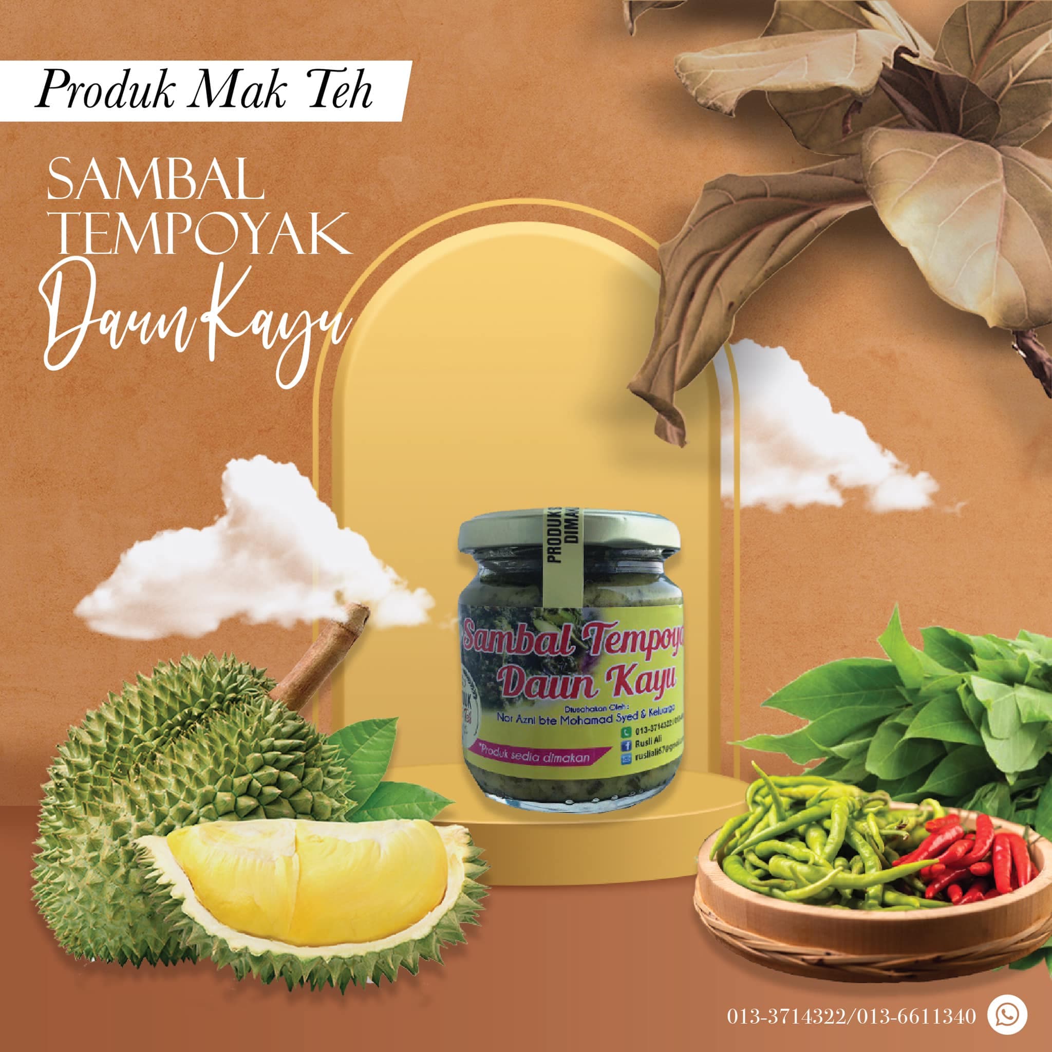 Sambal Tempoyak Daun Kayu