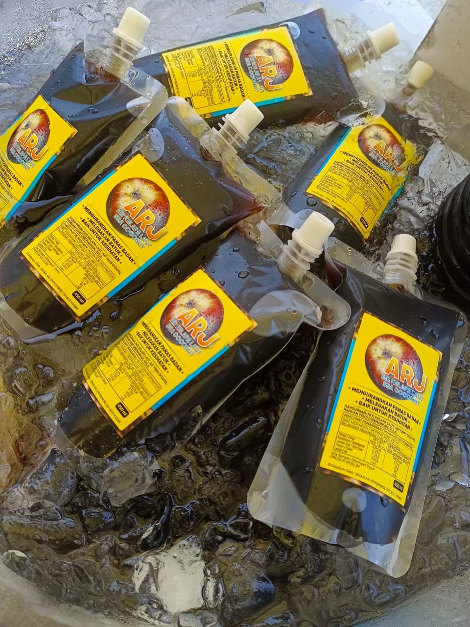 Kombo Air Kelapa Laut - 6 peket