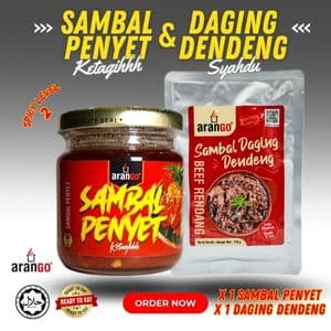 SAMBAL PENYET + DAGING DENDENG SYAHDU - Image 1