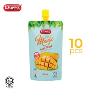 Munira Mango Drink 170ml x 10pcs - Image 1