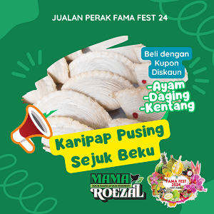 Karipap Pusing Sejuk Beku Mama Roezal (SELF PICKUP)