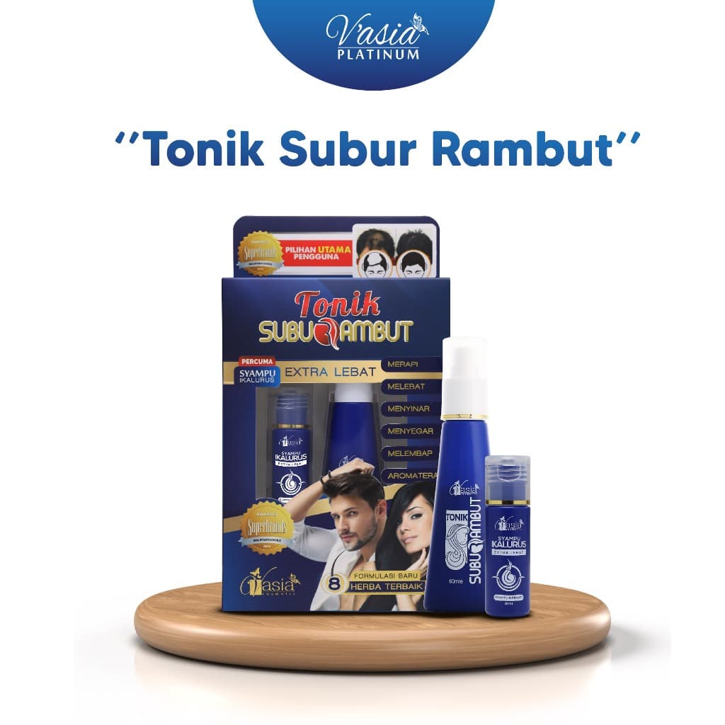 VASIA Tonik Suburambut -Rambut Gugur, Kelemumur, Rambut Bercabang - Image 1