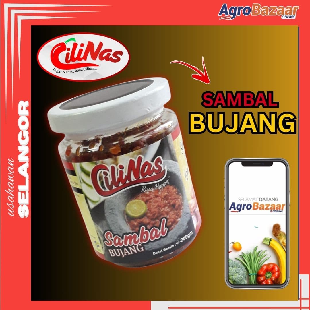 Cilinas Sambal Bujang 200g