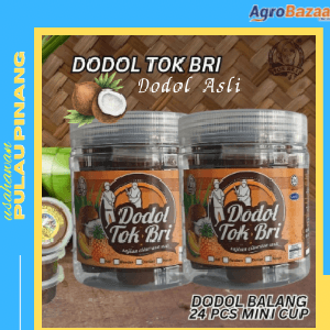 Dodol Tok Bri -ASLI Balang 24pcs mini cup / Tahan 3 Bulan / Dodol lemak dan kurang manis - Image 1