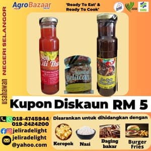 Sos Cili Thai, Sos Black Pepper & Sambal Belacan Mangga - Image 1