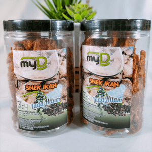 SNEK IKAN PERISA LADA HITAM 200GM
