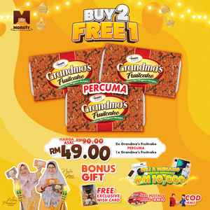 GRANDMA'S FRUITCAKE - BUY 2 FREE 1