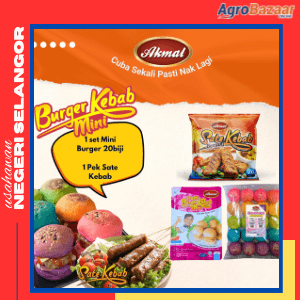 Promo - Set Mini Burger Original & Sate Kebab Beriani - Image 1