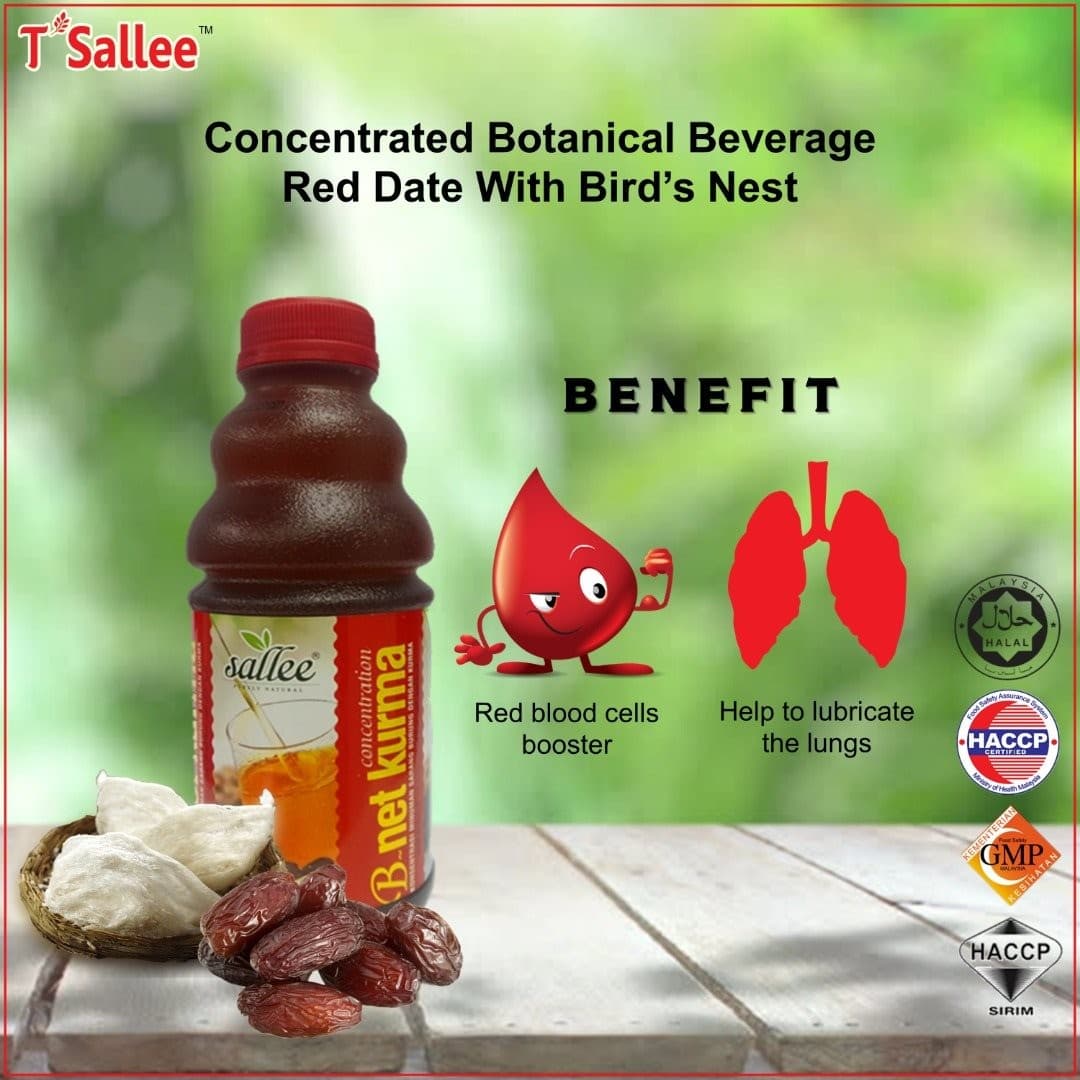 Kordial Minuman Botani + Jujube Sarang Burung Walit 510gm