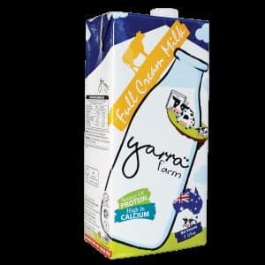 FARM FRESH YARRA FULL CREAM UHT MILK 1L (6BX)