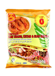 REMPAH KARI CAP O KARI UDANG, KETAM & IKAN KERING 250g