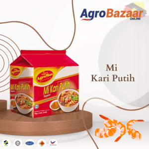 AGROMAS Mi Kari Putih 105g - Image 1