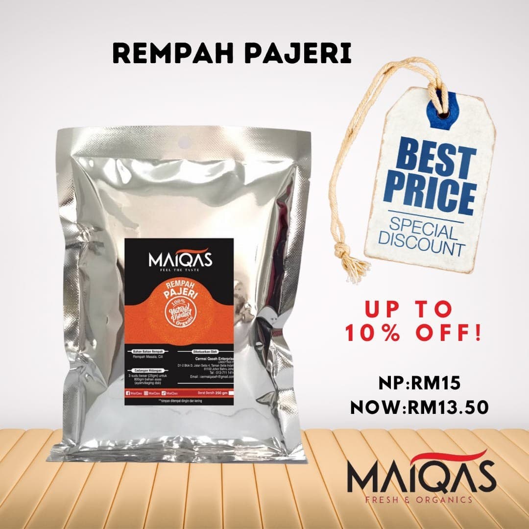 Serbuk Rempah Pajeri MaiQas 250g - Image 1