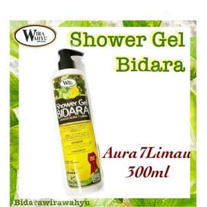 SHOWER GEL BIDARA 300ML - AURA7LIMAU (POS) - Image 1