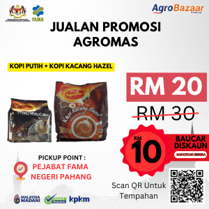 SET KOMBO KOPI PUTIH + KOPI KACANG HAZEL