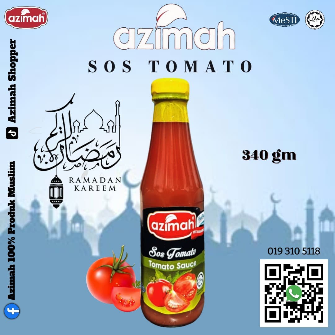 AZIMAH SOS TOMATO 340 GM