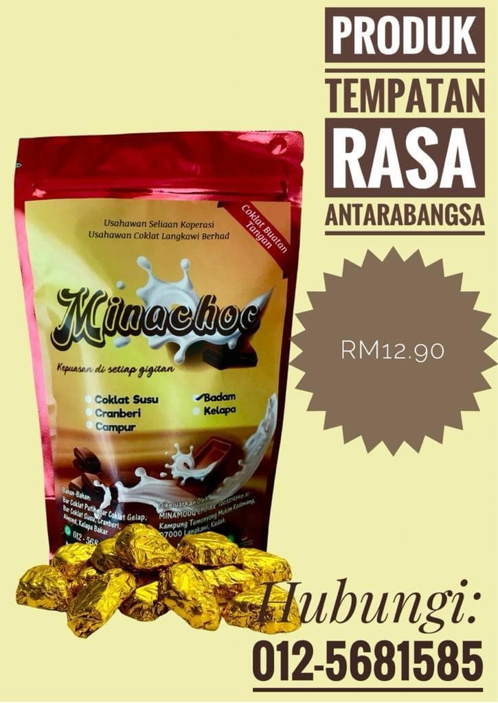 Minachoc coklat perasa badam - Image 1