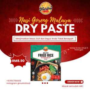 Pes Kering Nasi Goreng Malaya Nurins 50g