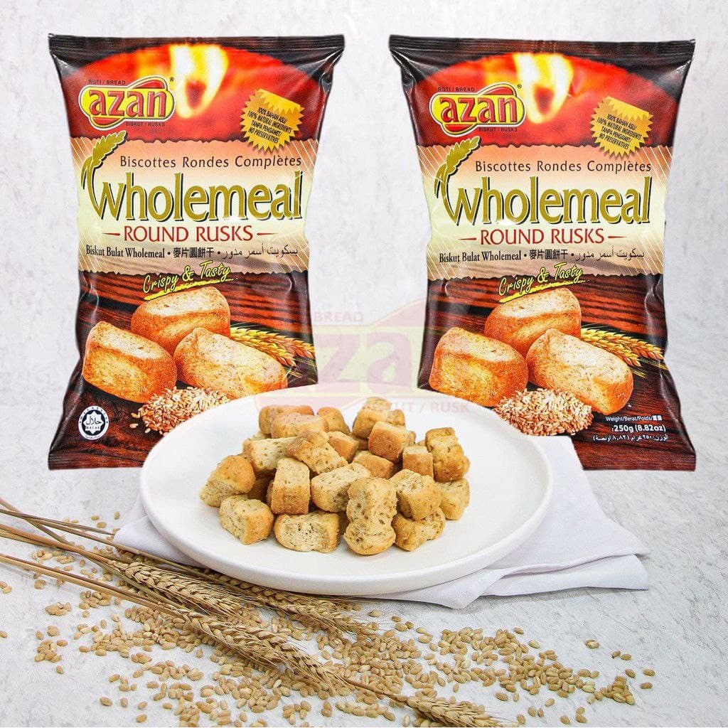 Biskut Azan Bulat Wholemeal 250g