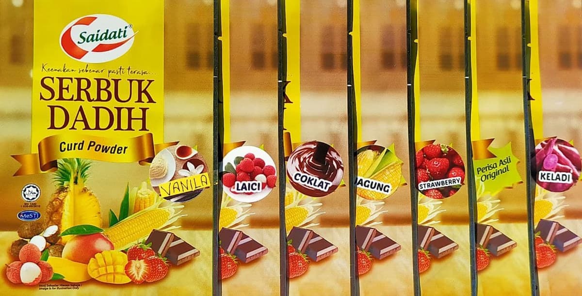 SAIDATI Serbuk Dadih Jeli Puding Halal Pelbagai Perasa Segera Mudah Soy Milk Pudding DISSERT 220g - Image 1