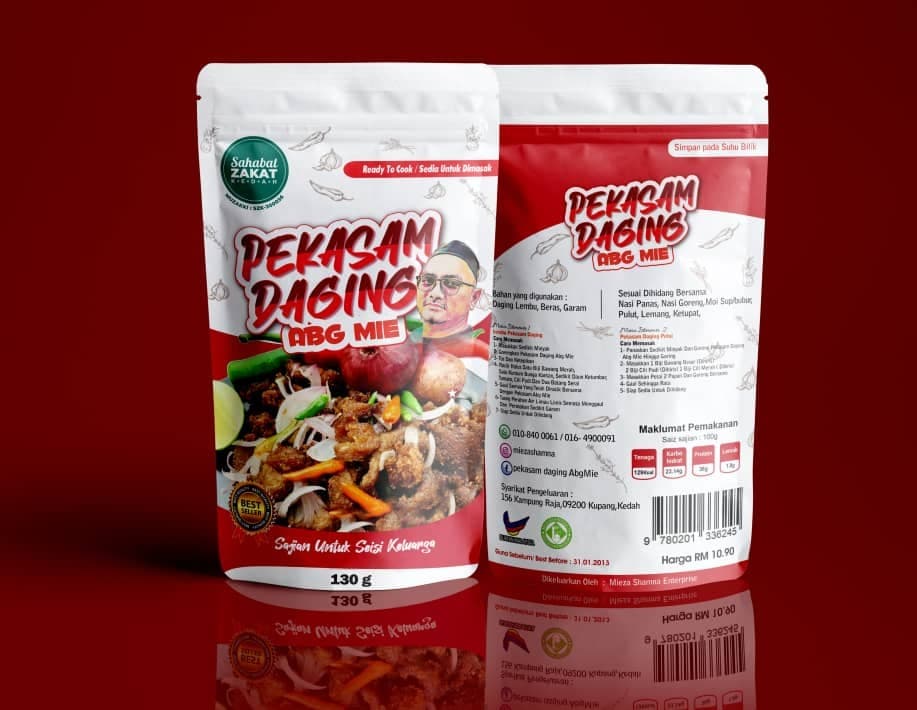 Pekasam Daging Abg Mie