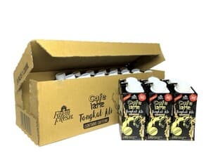 UHT Cafe Latte Tongkat Ali 200ml 24pcs - Carton - Image 1