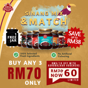 Sinang Mix and Match Any 3 Jars